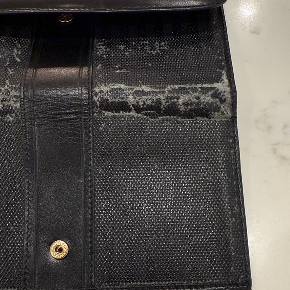 Fendi Black Textured Leather Wallet - Picture 8 of 10